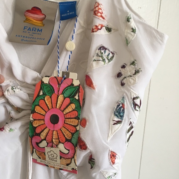 NWT Farm Rio • Floral Flutter Maxi Dress - Picture 7 of 8